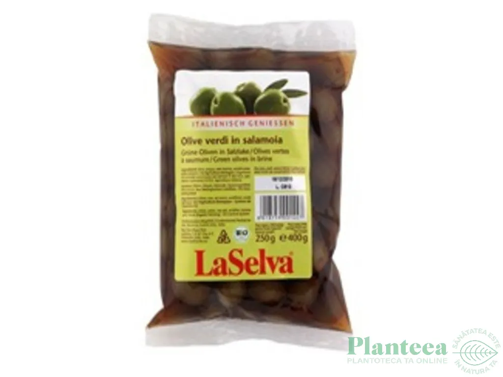 Masline verzi in saramura 400g - LA SELVA