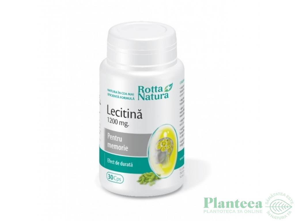 Lecitina 1200mg 30cps - ROTTA NATURA