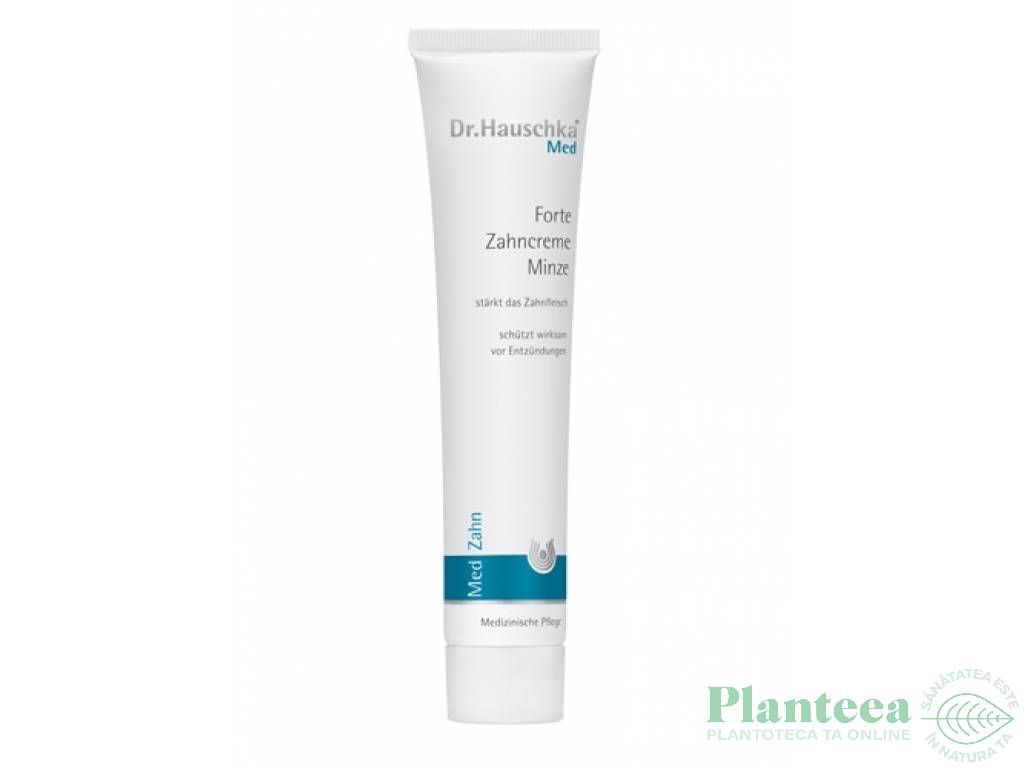 Pasta dinti forte menta 75ml - DR HAUSCHKA