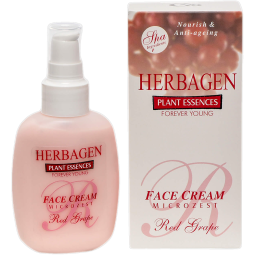 Crema fata micronizat strugure rosu 100ml - HERBAGEN