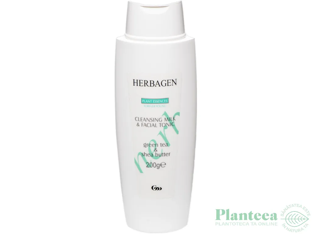 Lapte demachiant & Tonic facial unt shea ceai verde 200g - HERBAGEN