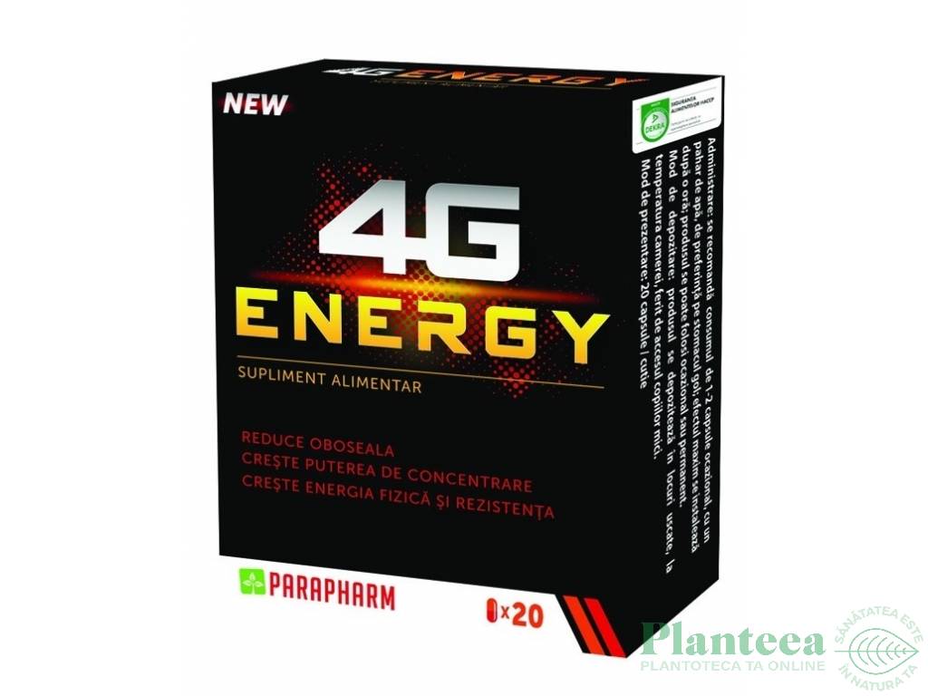 4G energy 20cp - PARAPHARM