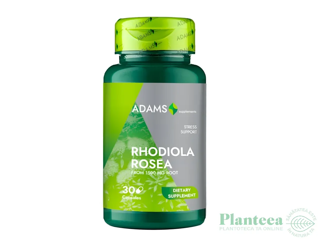 Rhodiola rosea 1500mg 30cps - ADAMS SUPPLEMENTS