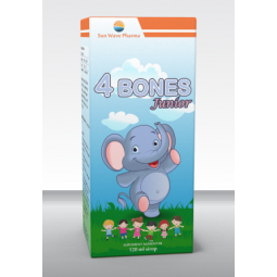 Sirop 4bones junior 120ml - SUN WAVE PHARMA