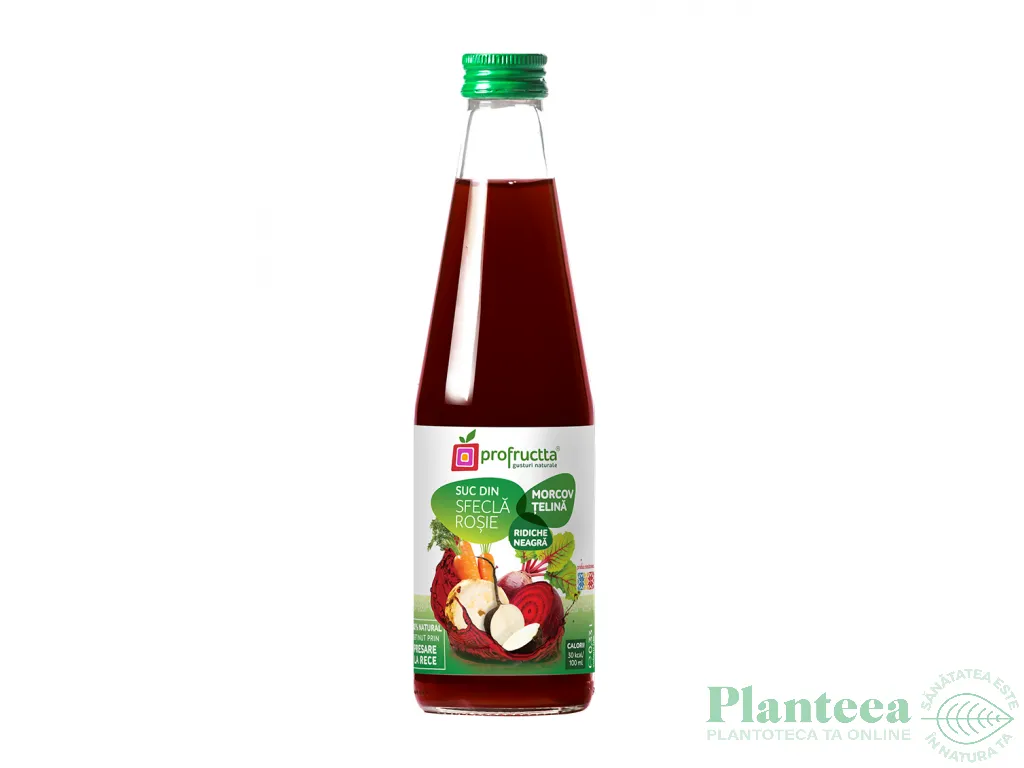 Suc morcov sfecla rosie ridiche neagra telina 330ml - PROFRUCTTA