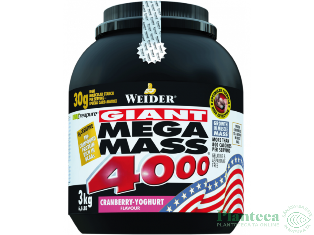 Gigant mega mass 4000 merisoare 3kg - WEIDER