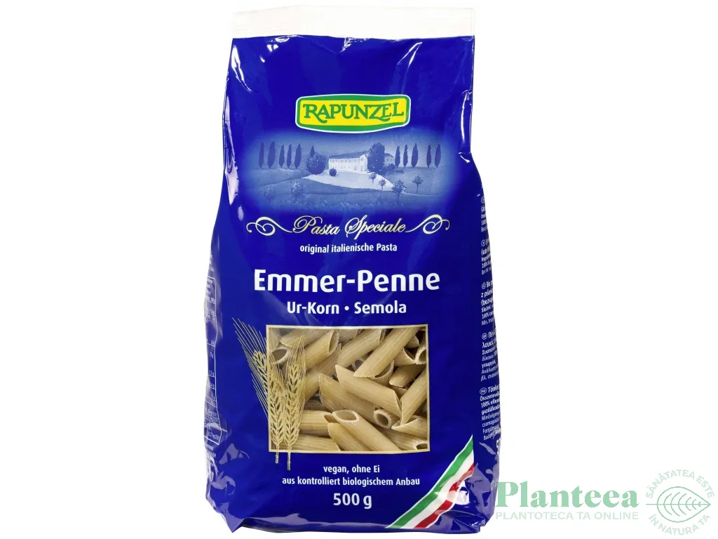 Paste penne emmer semola eco 500g - RAPUNZEL