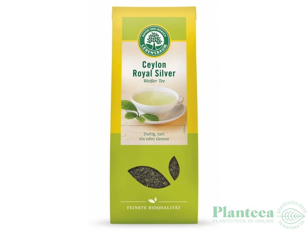 Ceai alb ceylon royal silver eco 40g - LEBENSBAUM