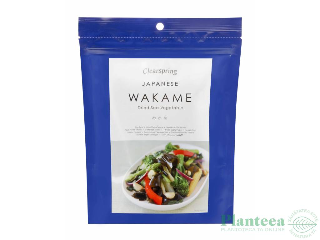 Alge wakame japoneze uscate 50g - CLEARSPRING