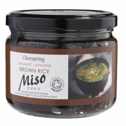 Pasta Miso orez brun soia nepasteurizat eco 300g - CLEARSPRING