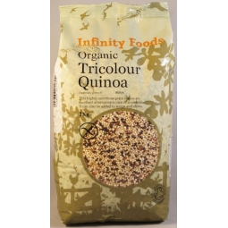 Quinoa tricolora boabe eco 1kg - INFINITY FOODS