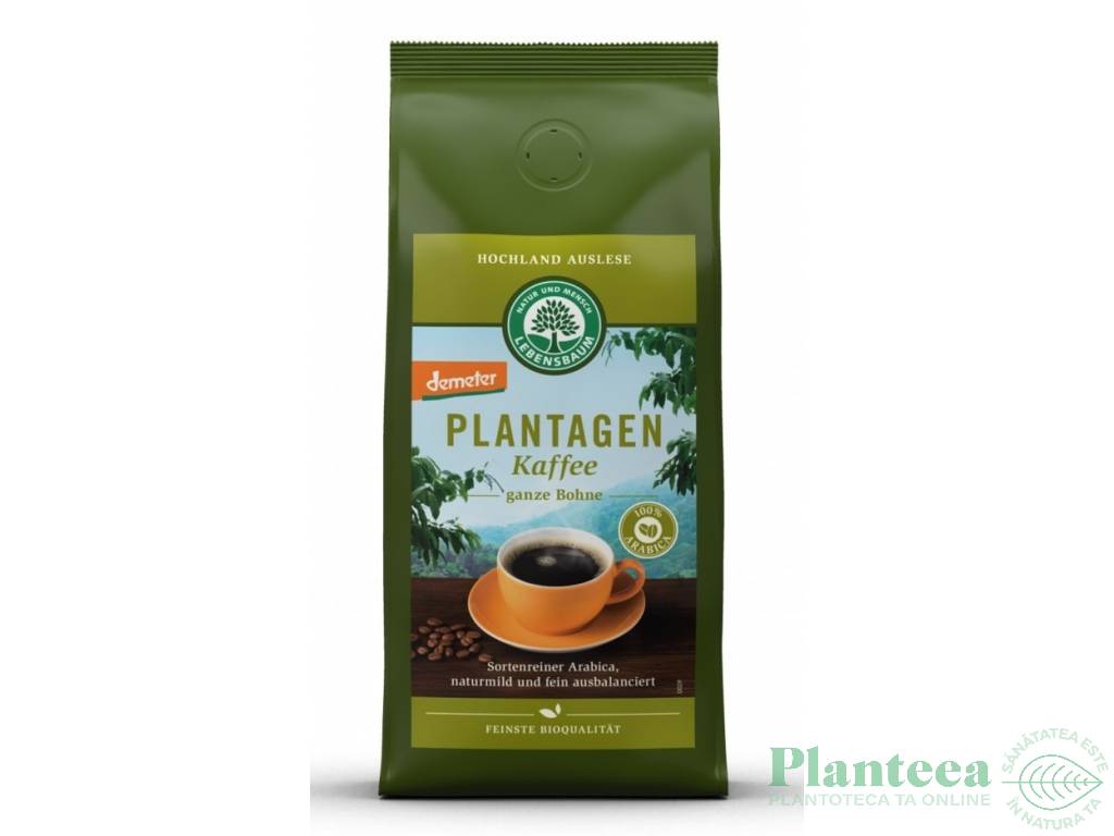 Cafea boabe arabica Plantation eco 250g - LEBENSBAUM