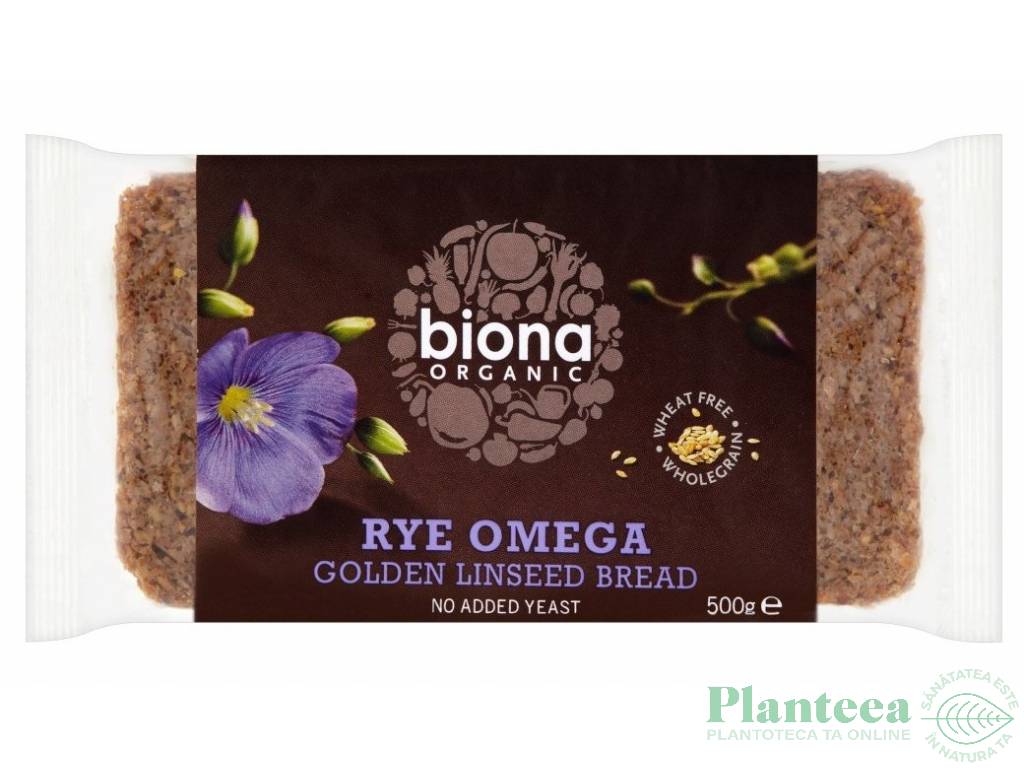 Paine integrala secara seminte in aurii eco 500g - BIONA