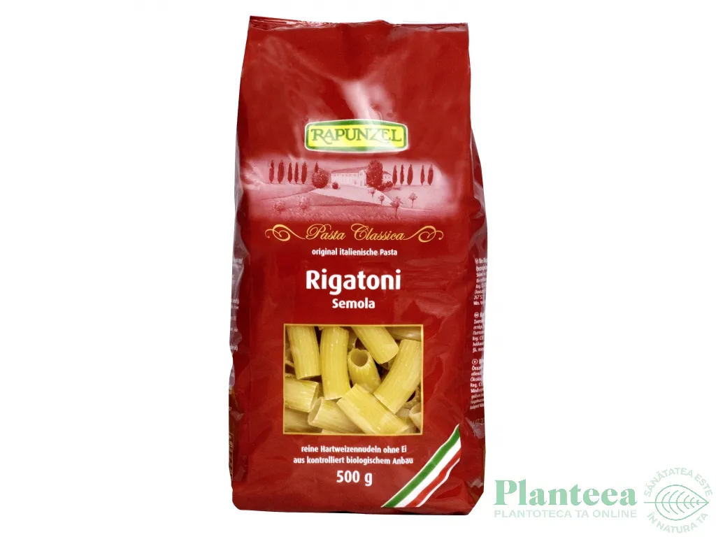 Paste rigatoni linte rosie fara gluten eco 250g - RAPUNZEL