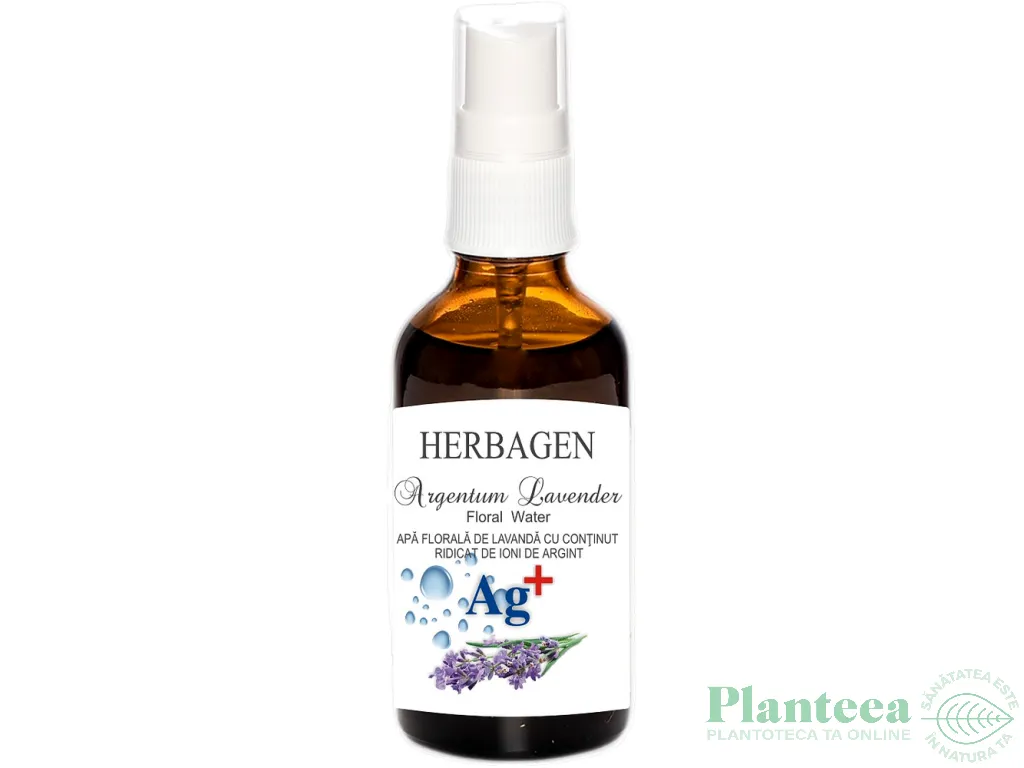 Apa florala lavanda ioni argint 50ml - HERBAGEN