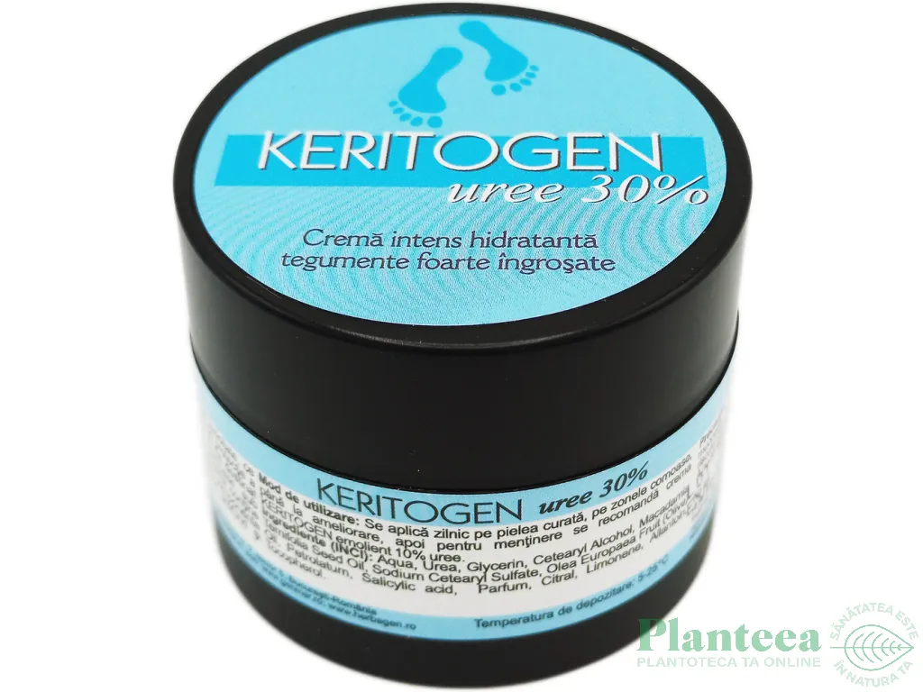 Crema Keritogen uree 30% intens hidratanta tegumente foarte ingrosate 50g - HERBAGEN