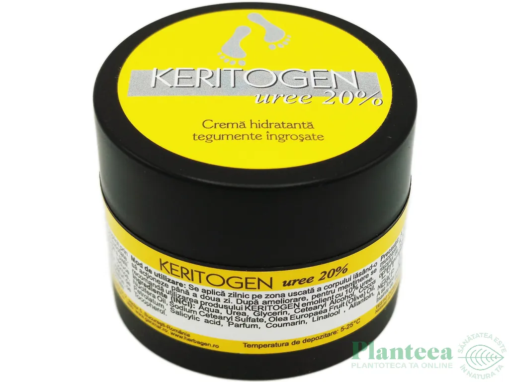 Crema Keritogen uree 20% hidratanta tegumente ingrosate 50g - HERBAGEN