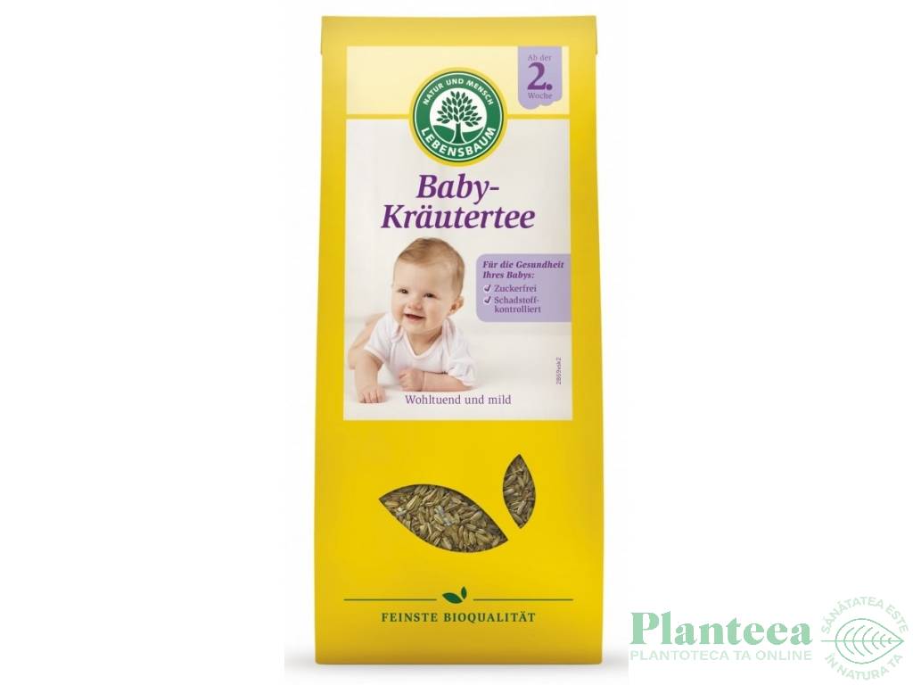 Ceai plante bebelusi +2sapt eco 125g - LEBENSBAUM