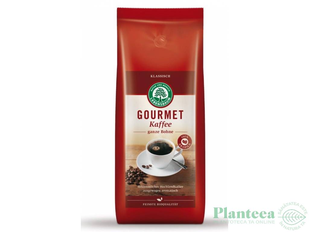 Cafea boabe arabica Gourmet Clasic eco 1kg - LEBENSBAUM