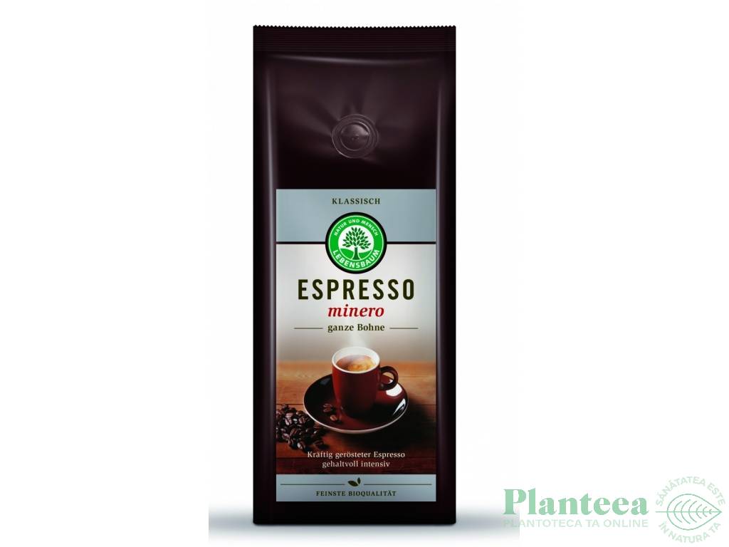 Cafea boabe espresso Minero eco 250g - LEBENSBAUM