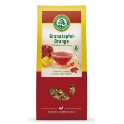 Ceai fructe cu rodie portocale eco 75g - LEBENSBAUM