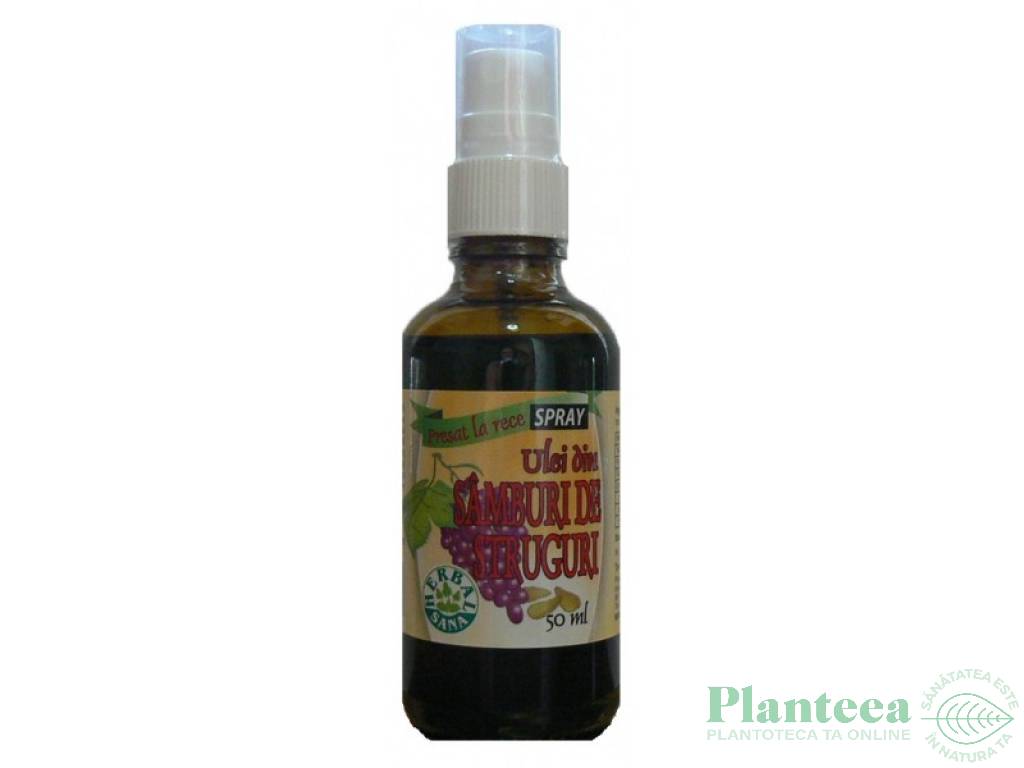 Ulei samburi struguri spray 50ml - HERBAL SANA