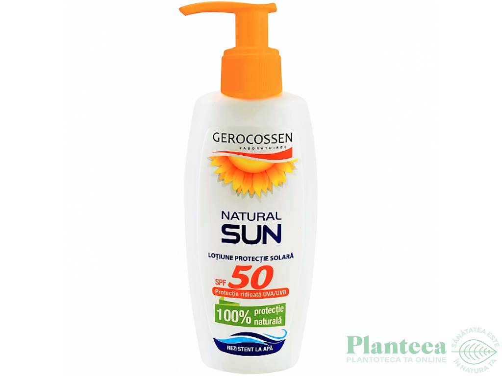 Lotiune protectie solara spf50 Natural Sun 200ml - GEROCOSSEN