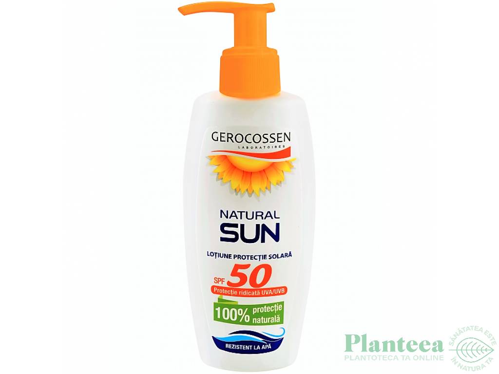 Lotiune protectie solara spf50 Natural Sun 200ml - GEROCOSSEN