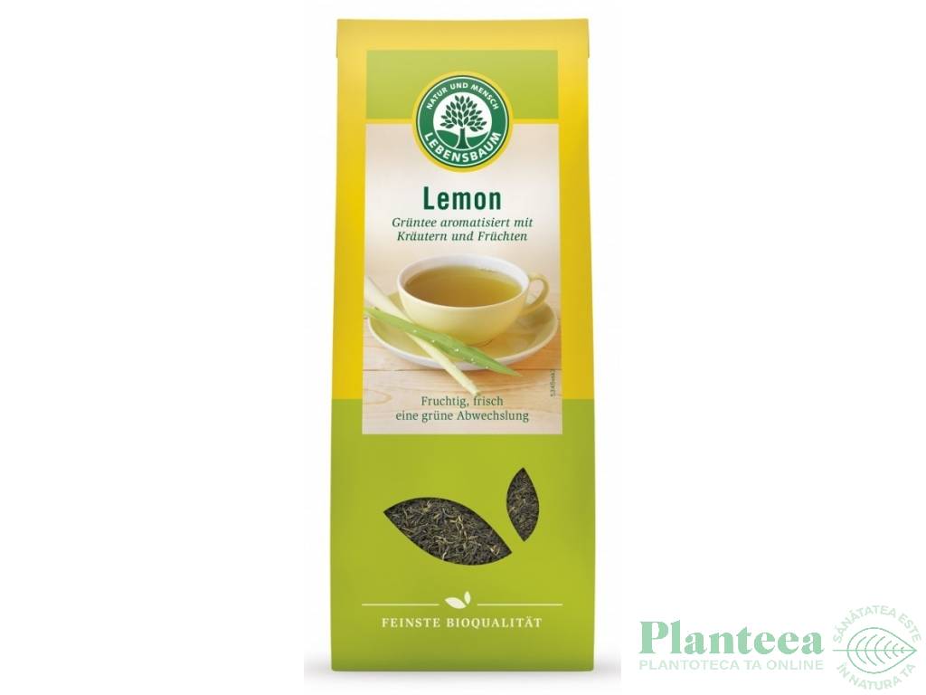 Ceai verde lamaie eco 75g - LEBENSBAUM