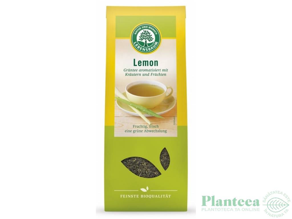 Ceai verde lamaie eco 75g - LEBENSBAUM