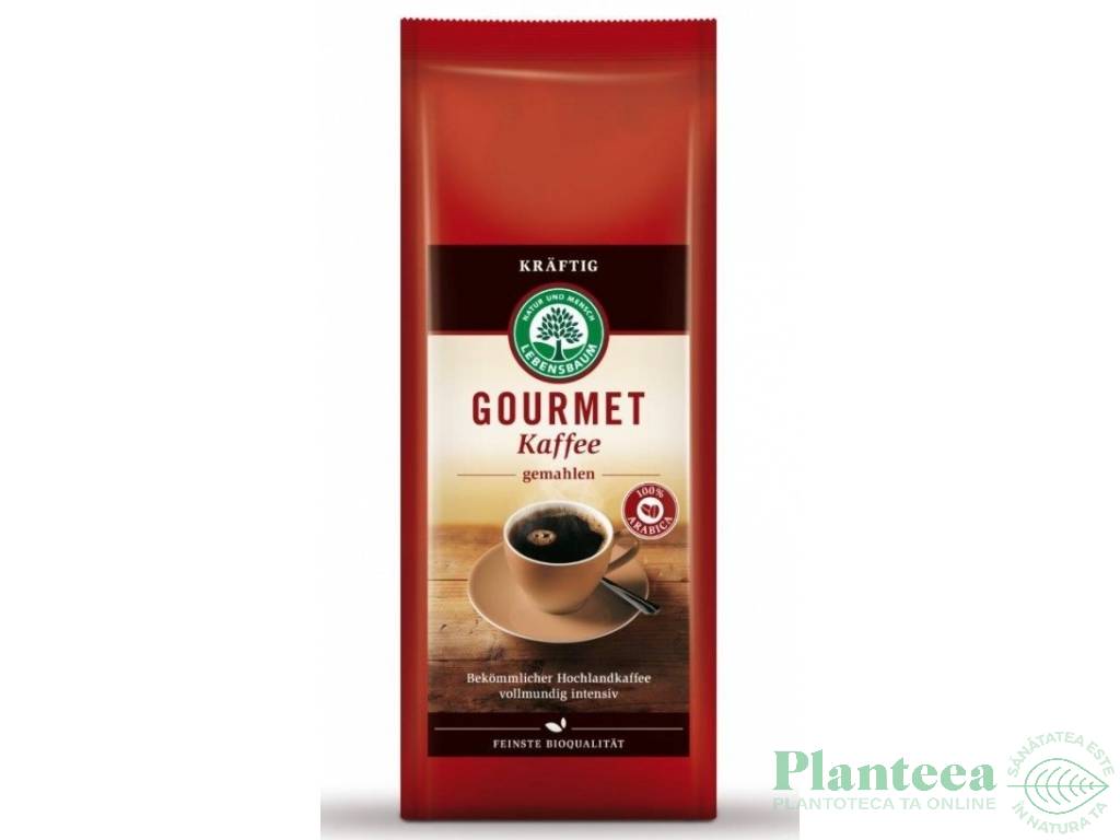 Cafea macinata arabica Gourmet Strong eco 500g - LEBENSBAUM