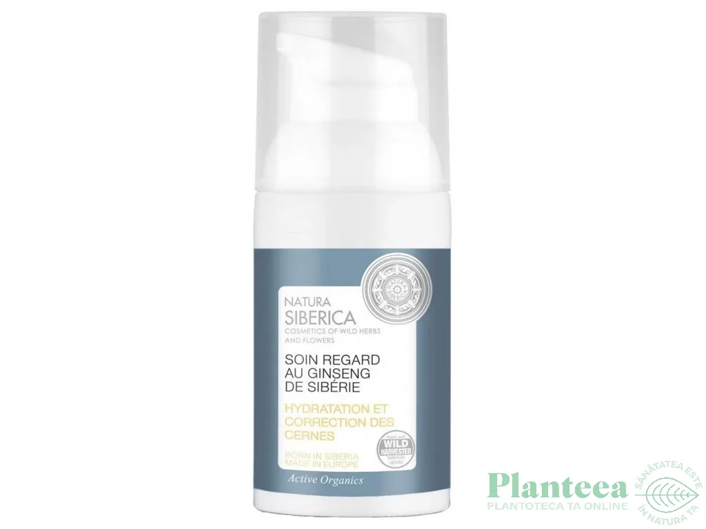 Crema gel contur ochi hidratanta anticearcan Siberian Ginseng 30ml - NATURA SIBERICA