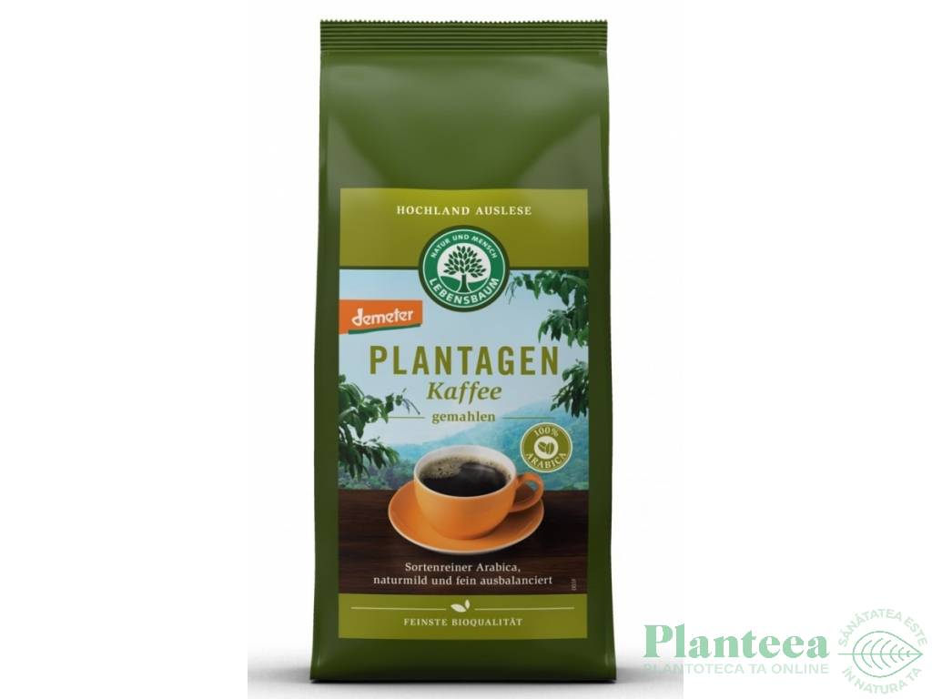 Cafea macinata arabica Plantation eco 250g - LEBENSBAUM