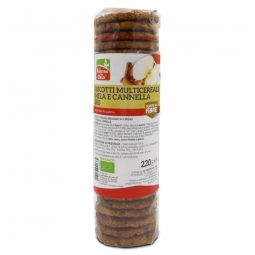 Biscuiti vegani multicereale mere scortisoara eco 220g - LA FINESTRA SUL CIELO