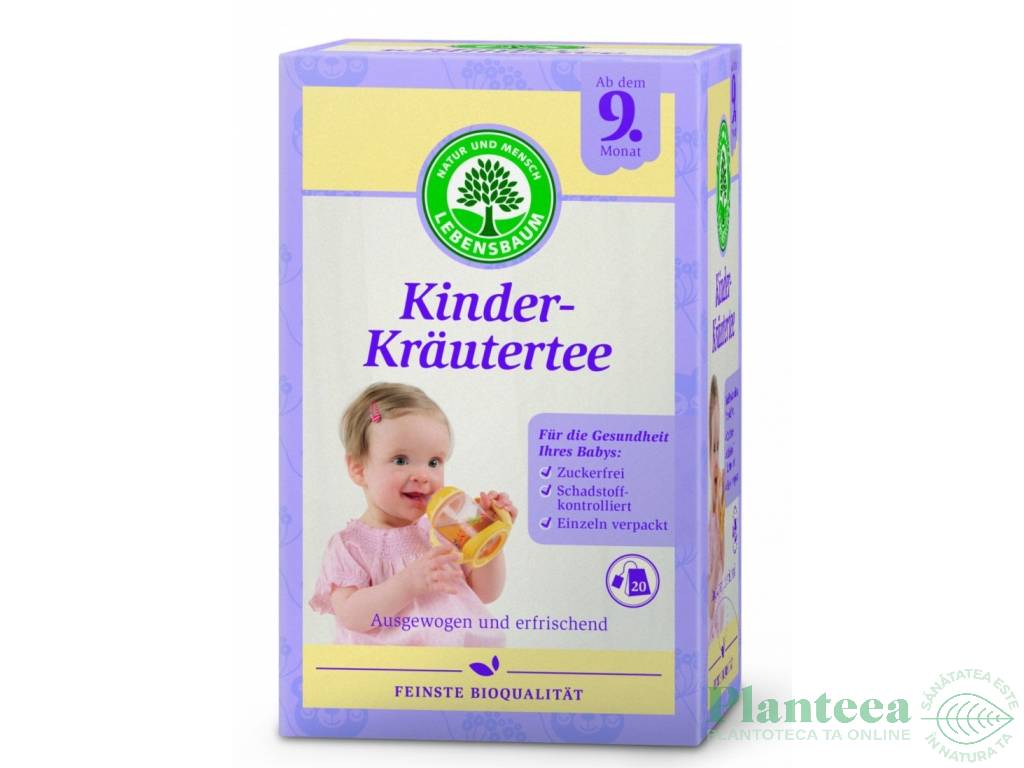 Ceai plante bebe +9luni eco 20dz - LEBENSBAUM