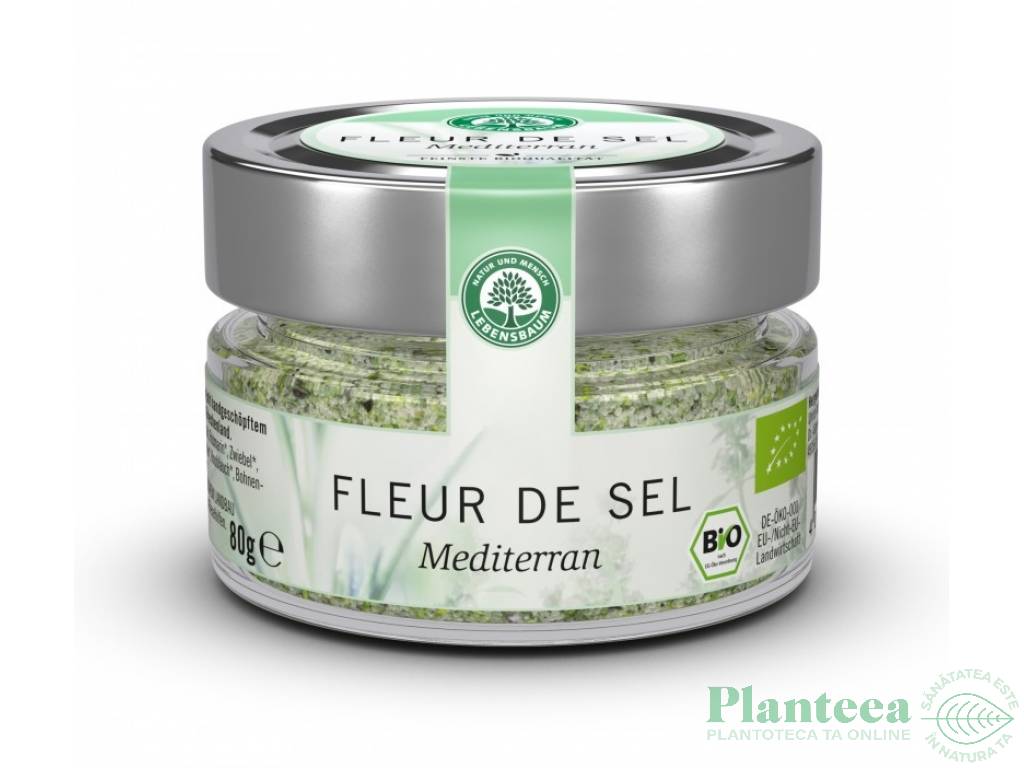 Flori de sare mlastina greceasca ierburi mediteraneene eco 80g - LEBENSBAUM