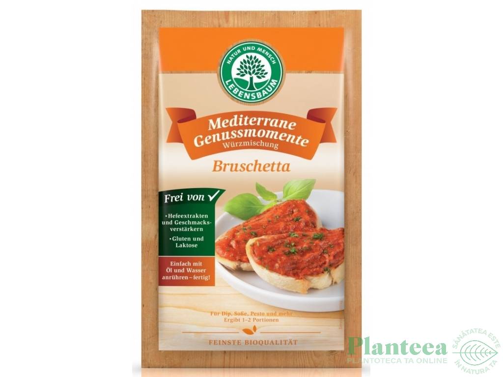 Condimente mediteraneene Bruschetta eco 20g - LEBENSBAUM