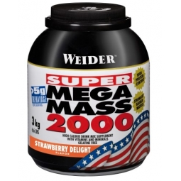 Super mega mass 2000 capsuni 3kg - WEIDER