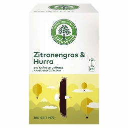 Ceai verde lemongrass hurra eco 20dz - LEBENSBAUM