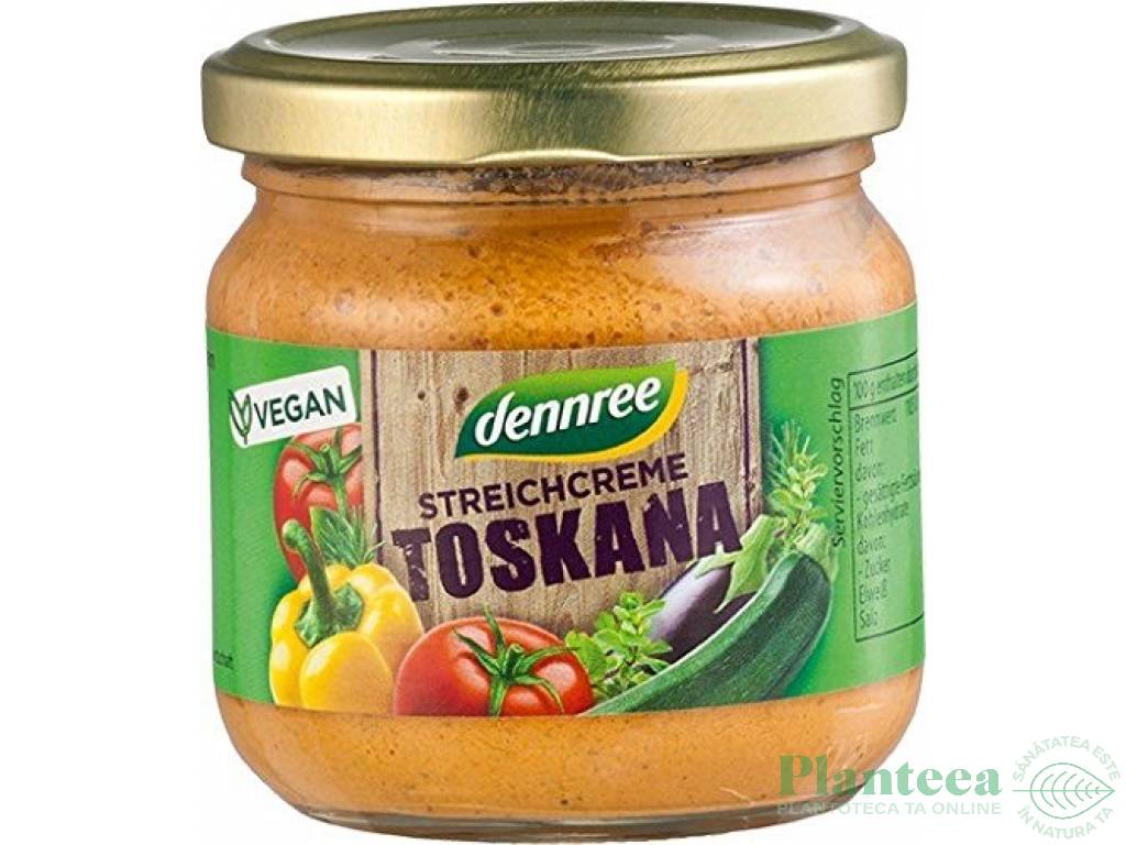 Pate vegetal Toskana eco 180g - DENNREE
