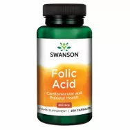 Acid folic [vitamina B9] 800mcg 250cps - SWANSON