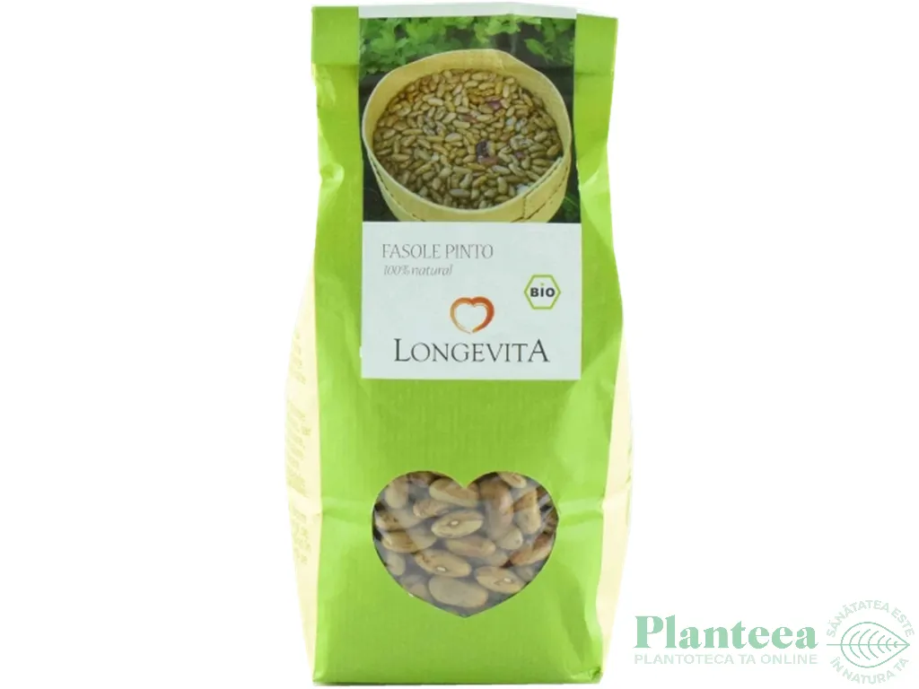 Fasole pinto boabe eco 500g - LONGEVITA