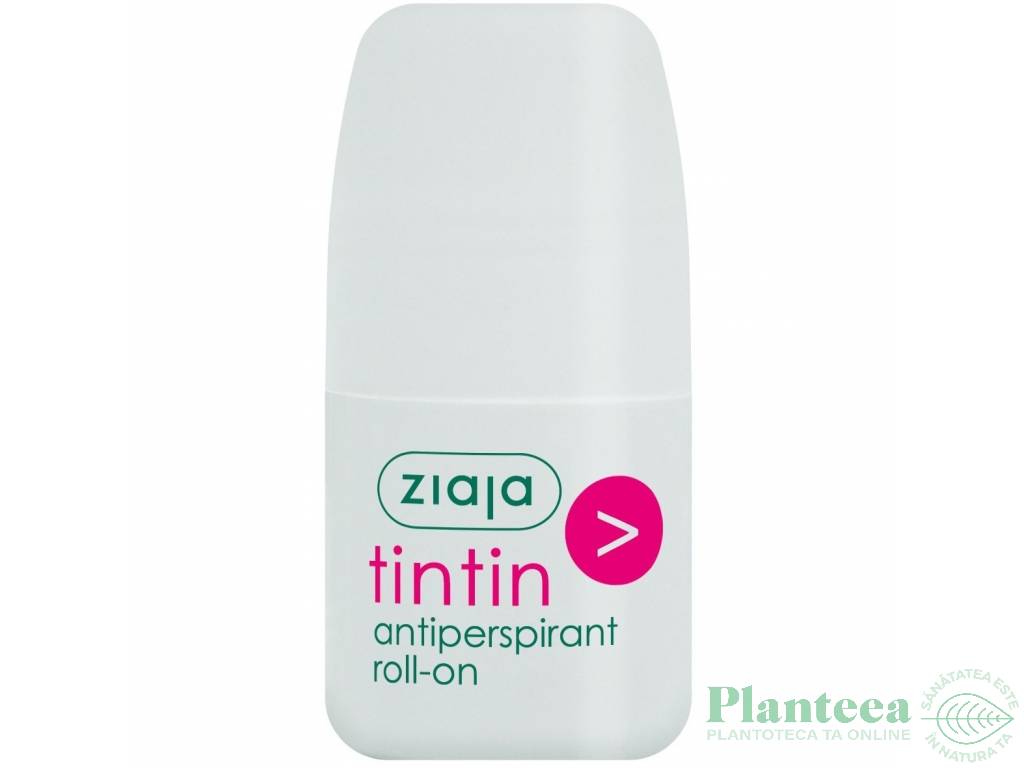 Antiperspirant roll on tintin unisex 60ml - ZIAJA