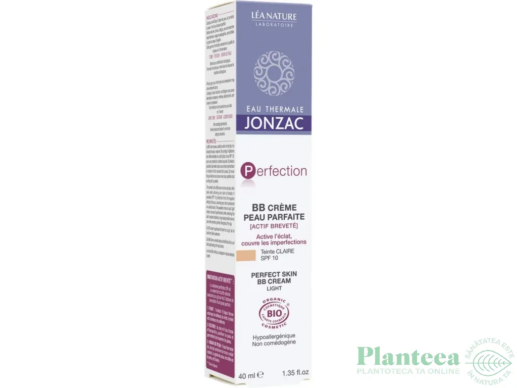 Crema BB nuanta deschisa spf10 Perfection 40ml - JONZAC