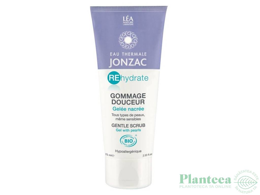 Scrub facial delicat Rehydrate 75ml - JONZAC