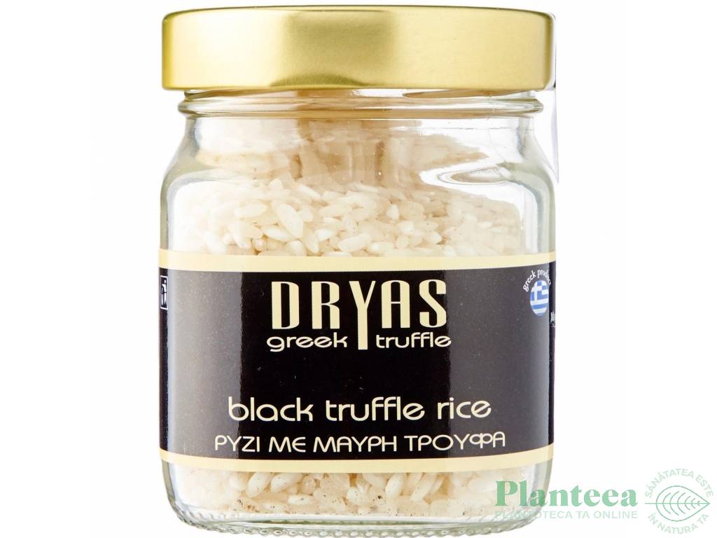 Orez trufe negre 200g - DRYAS GREEK TRUFFLE