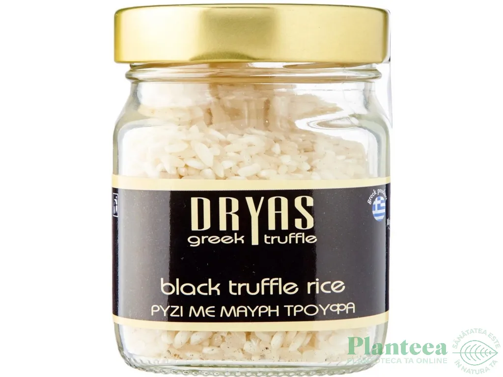 Orez trufe negre 200g - DRYAS GREEK TRUFFLE