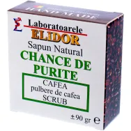 Sapun natural scrub pulbere cafea Chance De Purite 90g - ELIDOR