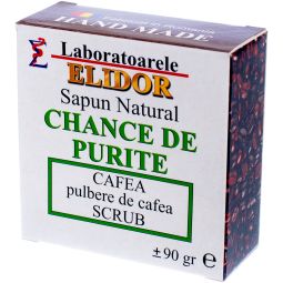 Sapun natural scrub pulbere cafea Chance De Purite 90g - ELIDOR