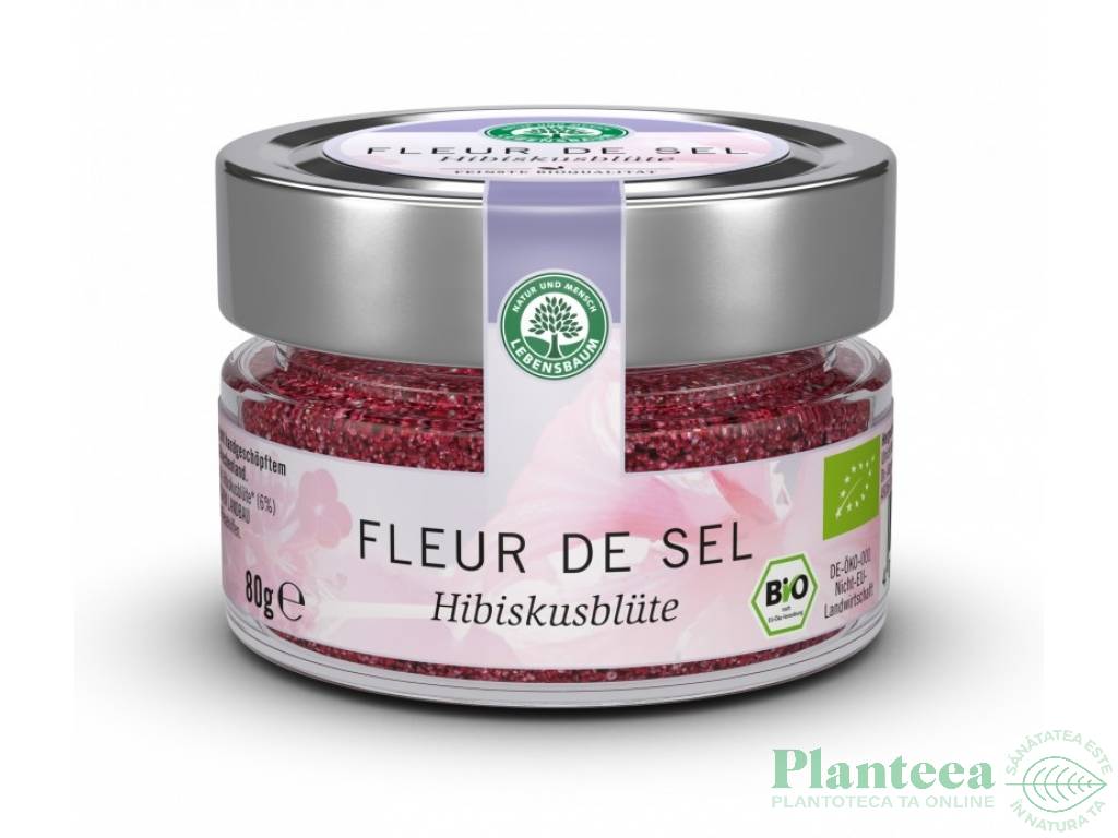 Flori de sare mlastina greceasca hibiscus eco 80g - LEBENSBAUM